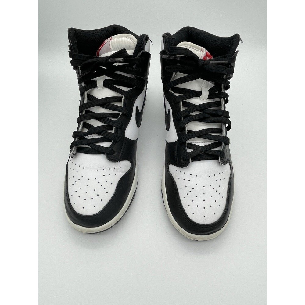 Nike Dunk High Men 9 / Women 10 Sneakers Black White Classic Comfortable Stylish - Picture 11 of 14